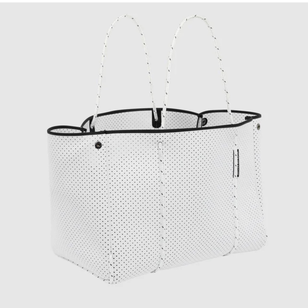 State of Escape white neoprene tote - Picture 2 of 13